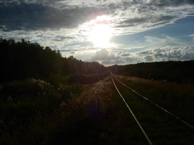 Поселок Гремячий. Закат