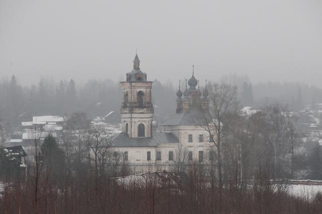 Полная Чухлома 2012 село Спас-Верховье церковь Рождества Христова